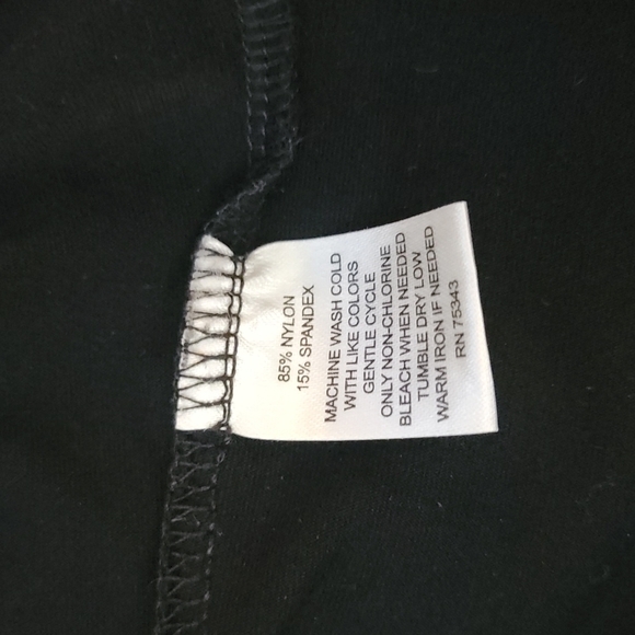 Cynthia Rowley Mini Tank Dress Size X Small Black Pockets Stretch - Picture 5 of 5